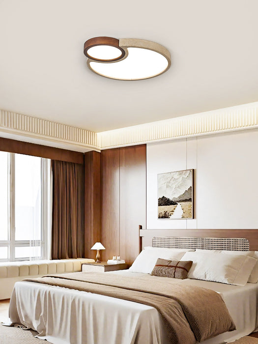 Orba Travertine Ceiling Light - Simprolos