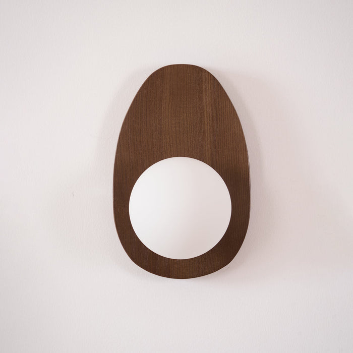 Orba Walnut Plug - in Wall Lamp - Simprolos