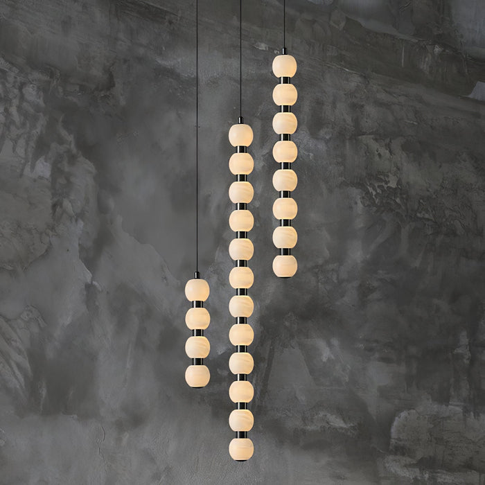 Orbique Alabaster Pendant Lamp - Simprolos