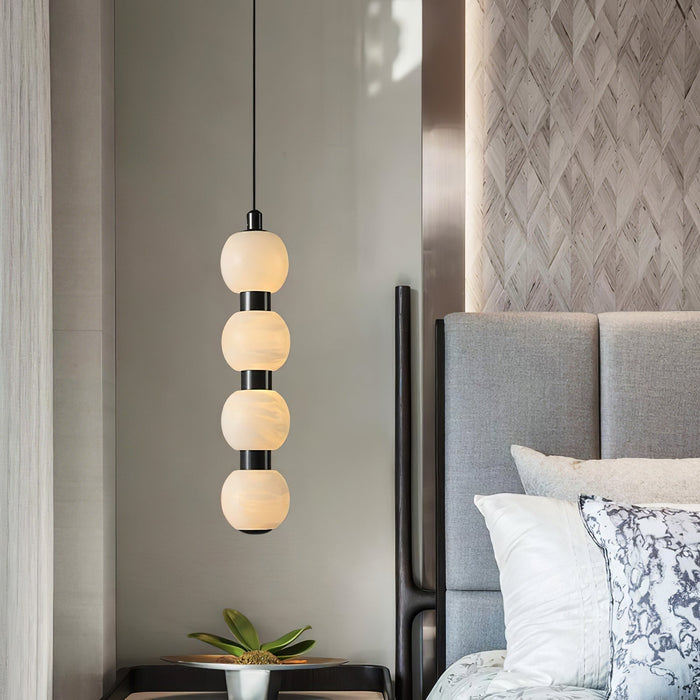 Orbique Alabaster Pendant Lamp - Simprolos