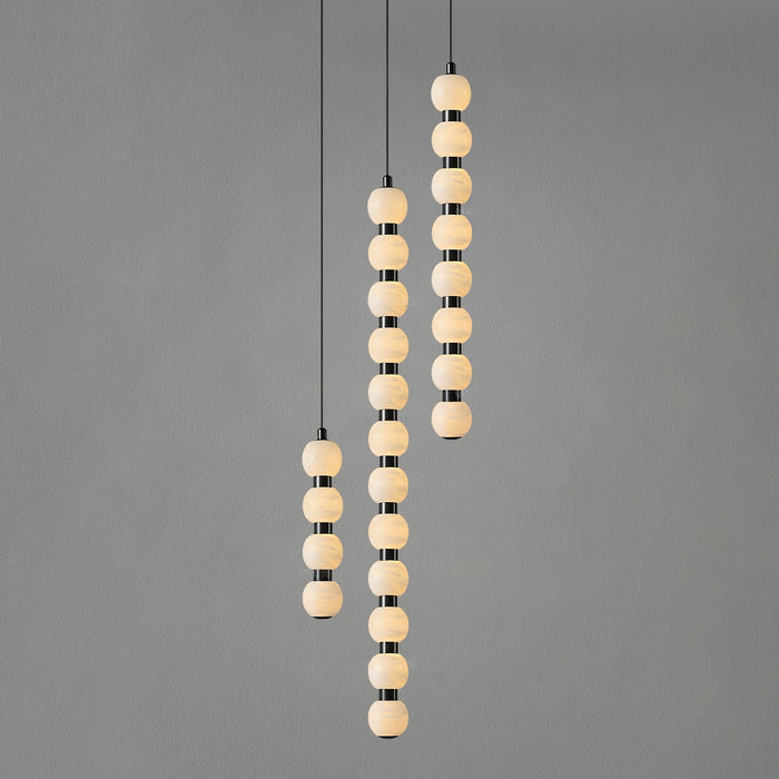 Orbique Alabaster Pendant Lamp - Simprolos