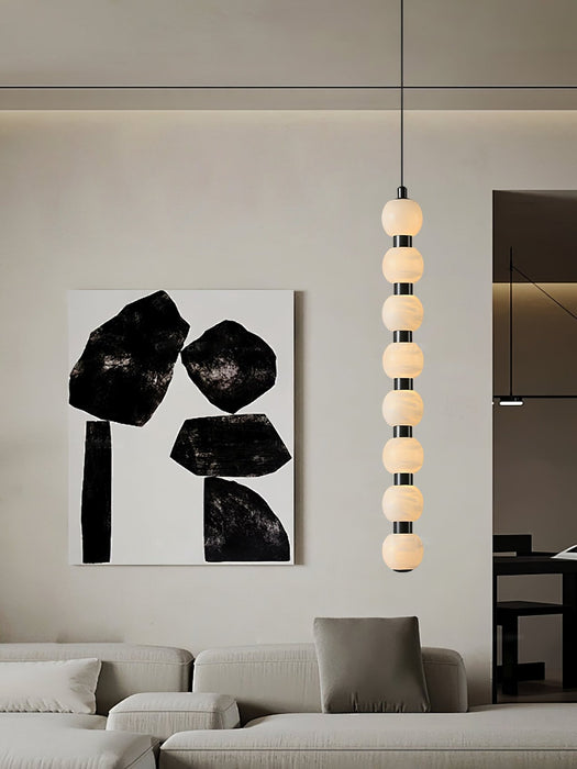 Orbique Alabaster Pendant Lamp - Simprolos