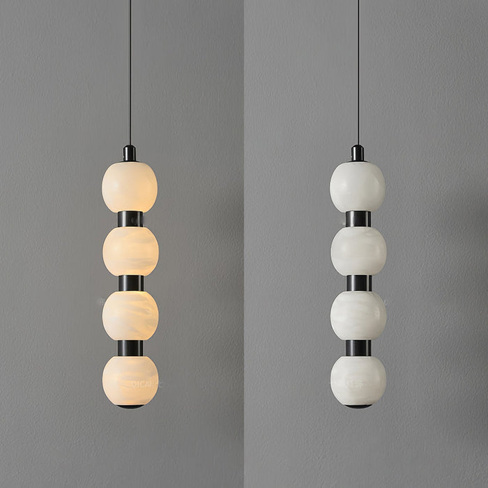 Orbique Alabaster Pendant Lamp - Simprolos