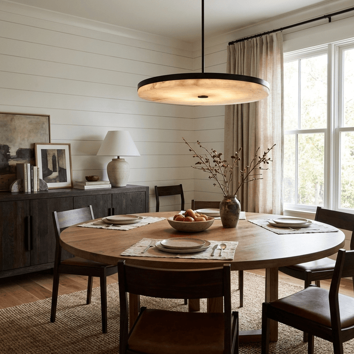 Orbis Alabaster Pendant Light - Simprolos