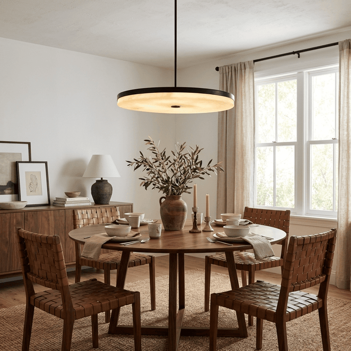Orbis Alabaster Pendant Light - Simprolos
