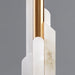 Orbit Metal Alabaster Table Lamp - Simprolos