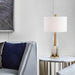 Orbit Metal Alabaster Table Lamp - Simprolos