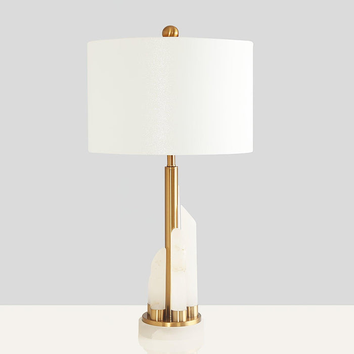 Orbit Metal Alabaster Table Lamp - Simprolos