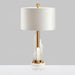 Orbit Metal Alabaster Table Lamp - Simprolos