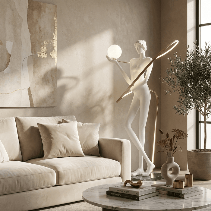 Orbit Muse Sculpture Lamp - Simprolos