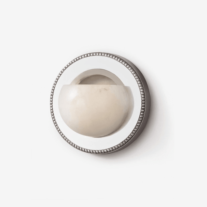 Orbit Pearl Alabaster Wall Light - Simprolos