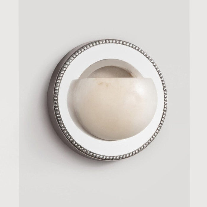 Orbit Pearl Alabaster Wall Light - Simprolos