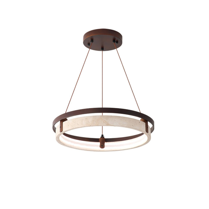 Orbit Travertine Pendant Light - Simprolos