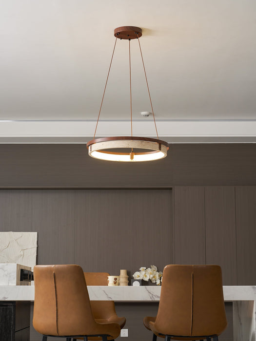 Orbit Travertine Pendant Light - Simprolos
