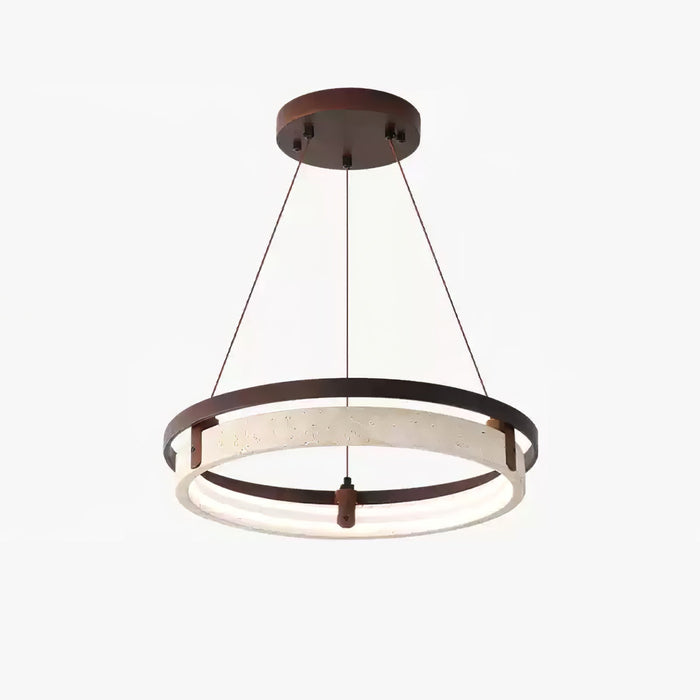 Orbit Travertine Pendant Light - Simprolos