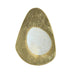 Organic Gilded Pebble Alabaster Sconce - Simprolos