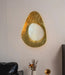 Organic Gilded Pebble Alabaster Sconce - Simprolos