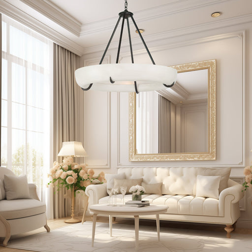 Orion Alabaster Chandelier - Simprolos