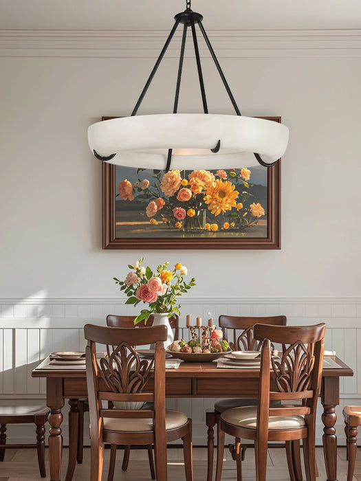 Orion Alabaster Chandelier - Simprolos