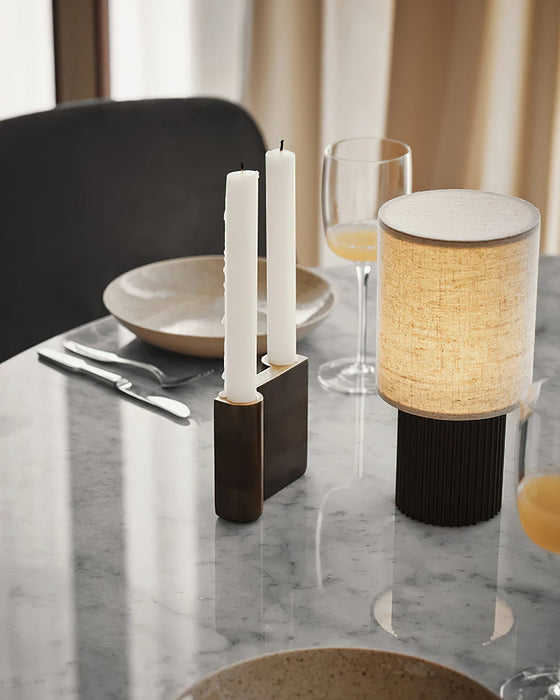 Orlo Ribbed Table Lamp - Simprolos