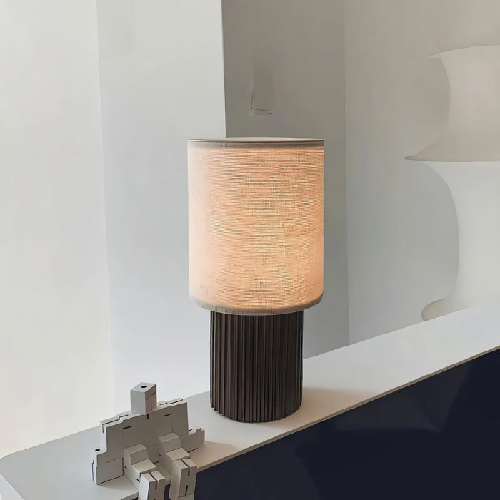 Orlo Ribbed Table Lamp - Simprolos