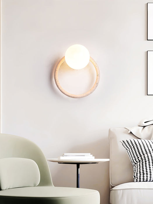 Orria Travertine Wall Light - Simprolos