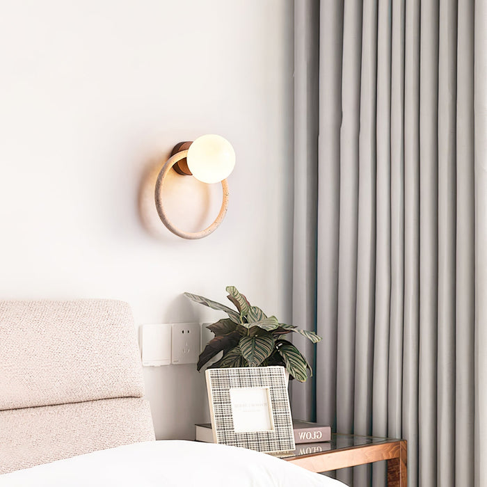 Orria Travertine Wall Light - Simprolos