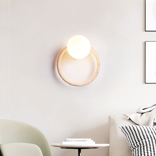Orria Travertine Wall Light - Simprolos