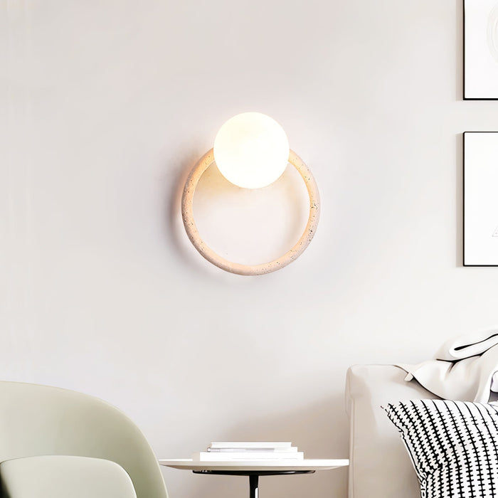 Orria Travertine Wall Light - Simprolos