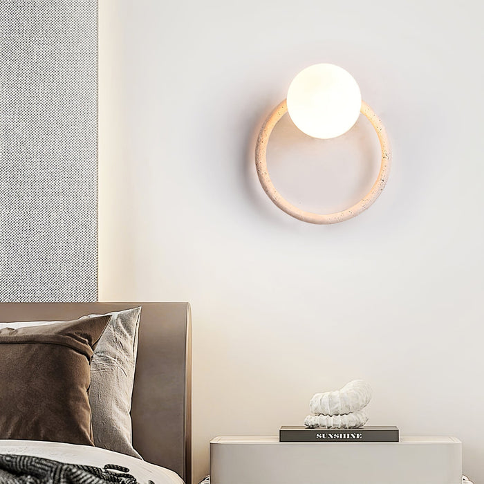 Orria Travertine Wall Light - Simprolos