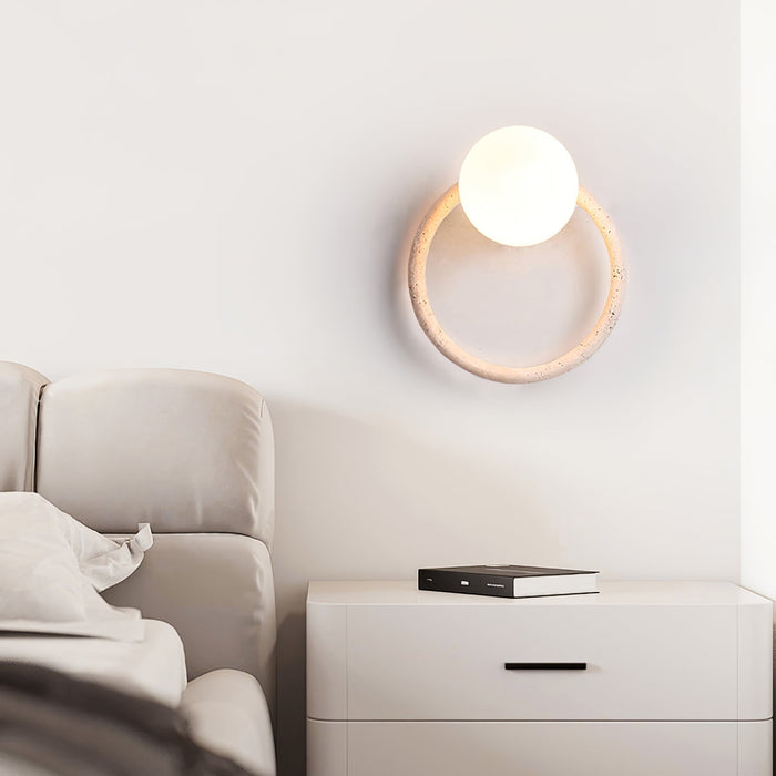 Orria Travertine Wall Light - Simprolos
