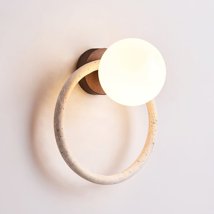 Orria Travertine Wall Light - Simprolos