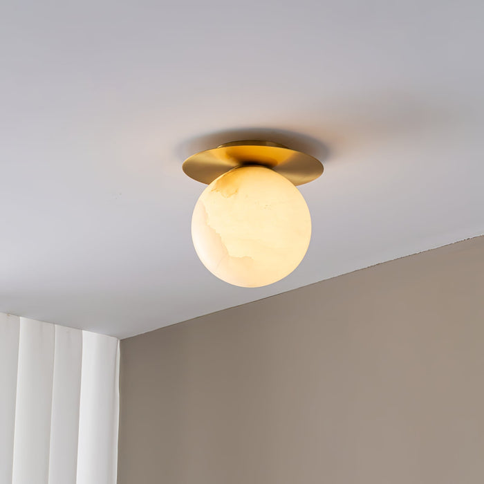 Orrila Dawn Alabaster Sconce - Simprolos
