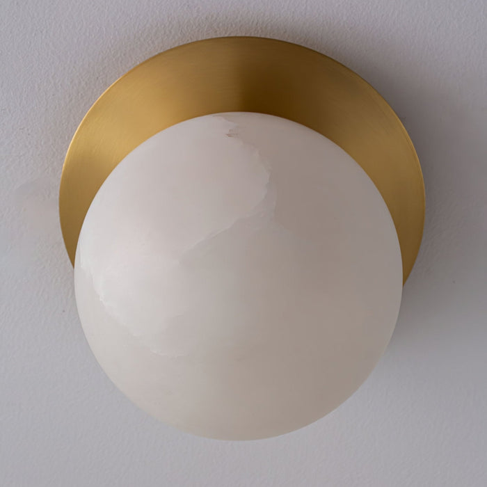 Orrila Dawn Alabaster Sconce - Simprolos