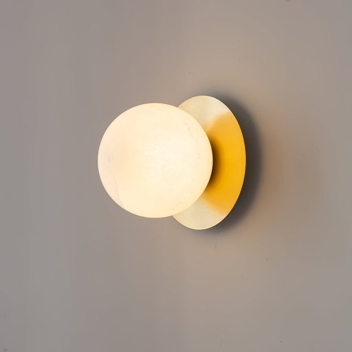 Orrila Dawn Alabaster Sconce - Simprolos
