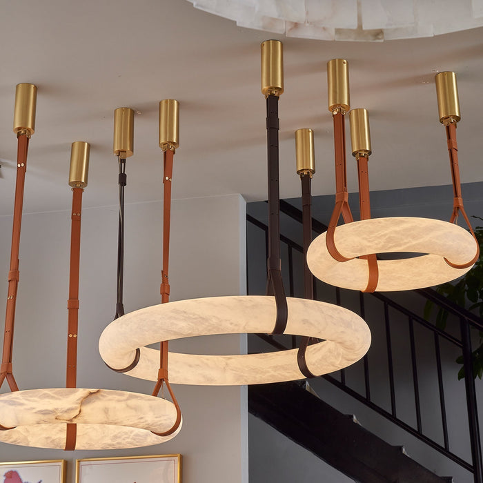 Oslo Alabaster Pendant Light A - Simprolos