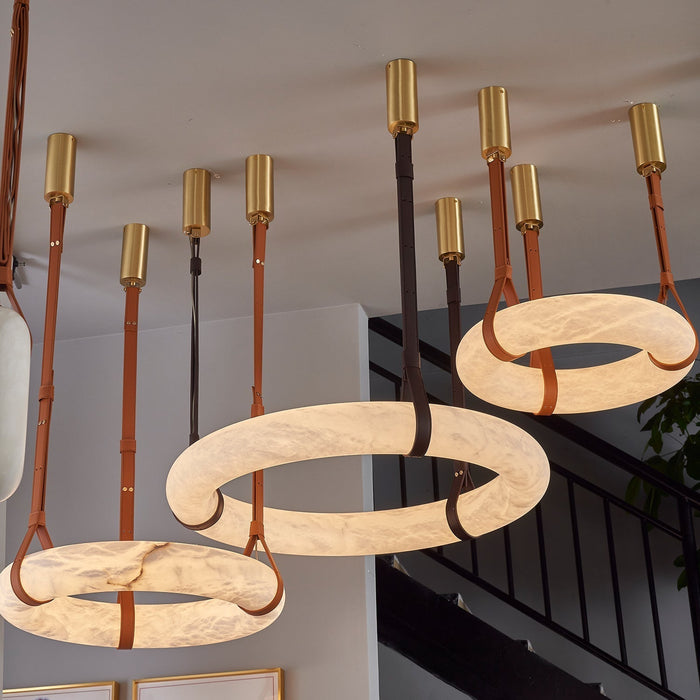 Oslo Alabaster Pendant Light A - Simprolos