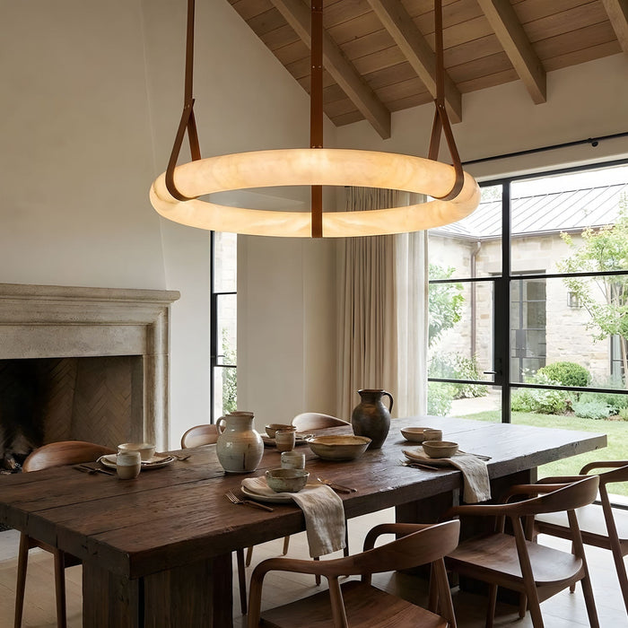 Oslo Alabaster Pendant Light A - Simprolos