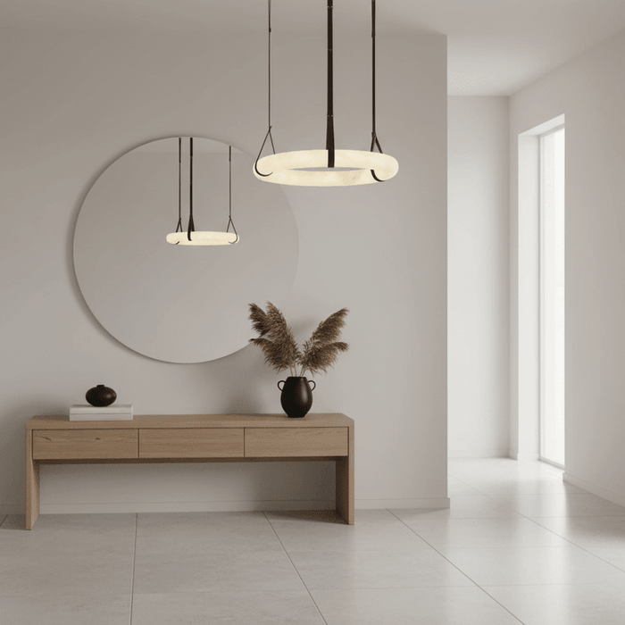 Oslo Alabaster Pendant Light A - Simprolos