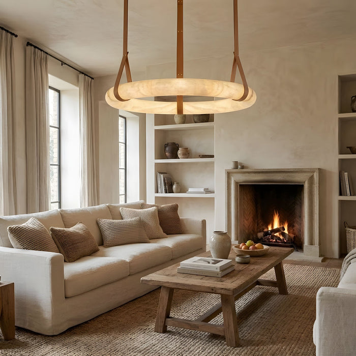 Oslo Alabaster Pendant Light A - Simprolos