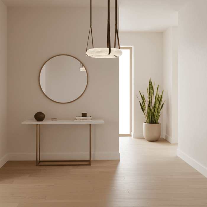 Oslo Alabaster Pendant Light A - Simprolos