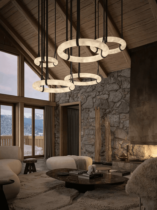 Oslo Alabaster Pendant Light A - Simprolos