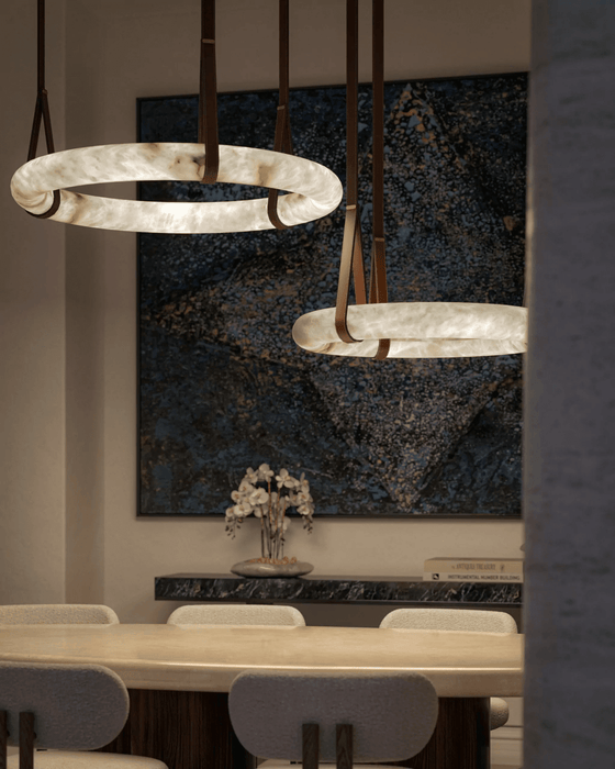 Oslo Alabaster Pendant Light A - Simprolos