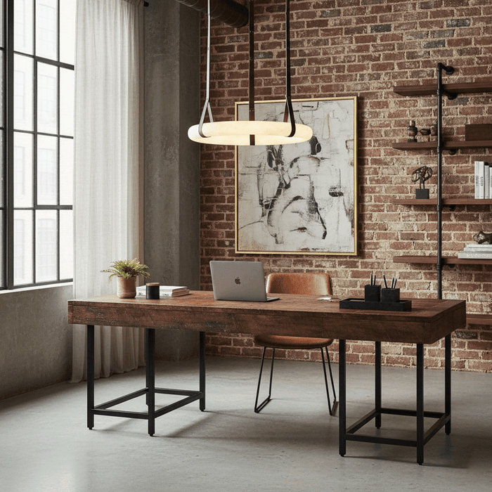 Oslo Alabaster Pendant Light A - Simprolos