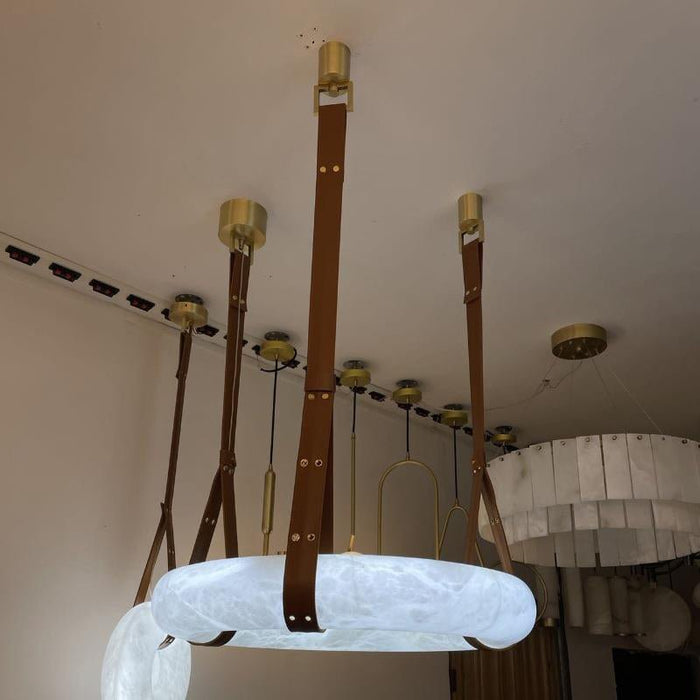 Oslo Alabaster Pendant Light A - Simprolos