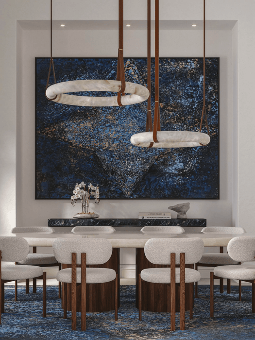 Oslo Alabaster Pendant Light A - Simprolos