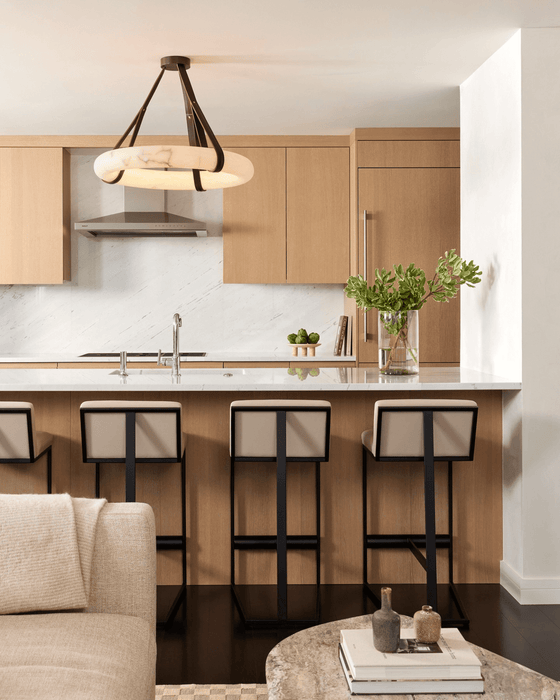 Oslo Alabaster Pendant Light B - Simprolos