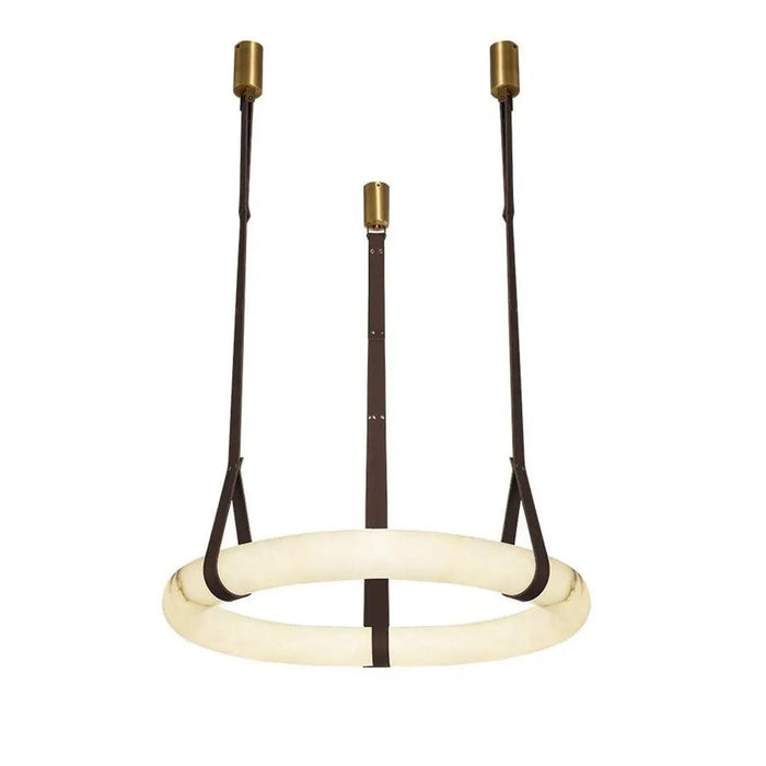 Oslo Alabaster Round Pendant Light A - Simprolos