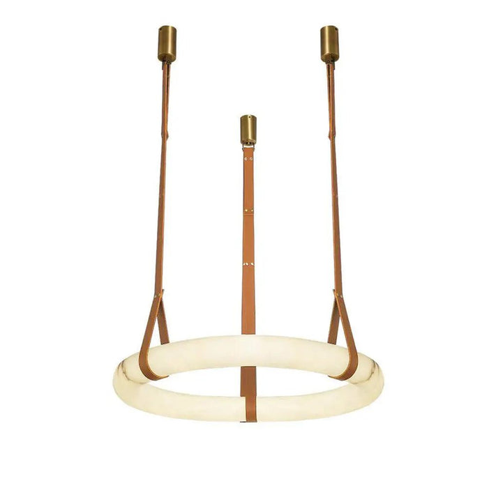 Oslo Alabaster Round Pendant Light A - Simprolos