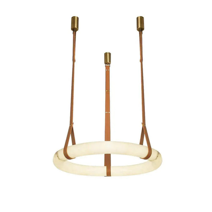 Oslo Alabaster Round Pendant Light A - Simprolos